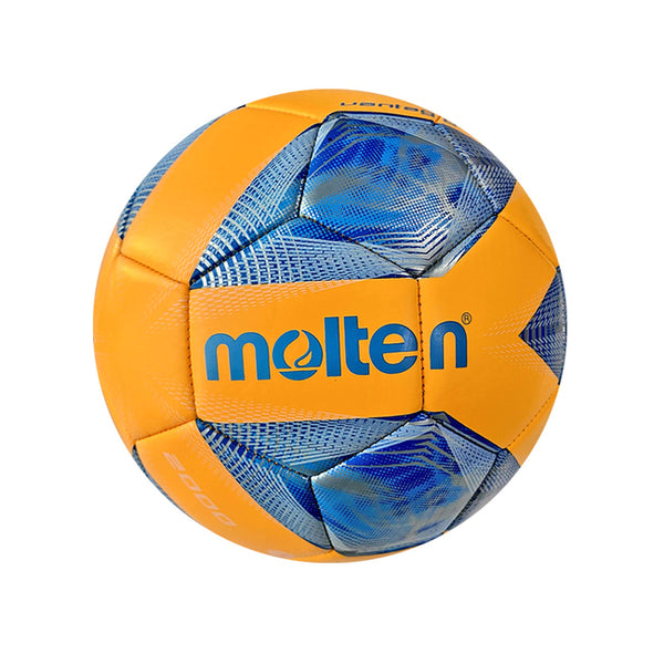 MOLTEN #3 TPU機縫足球-亮面設計 橘藍