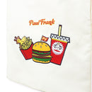 PAUL FRANK 卡通速食大容量帆布袋 米白