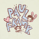 PAUL FRANK 薄彈紗涼感一字領印花T 米