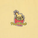 PAUL FRANK 中性落肩薯條繡印花T 黃