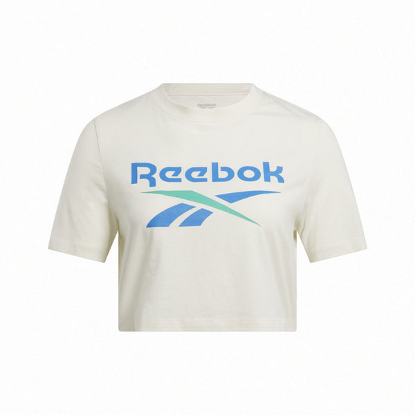 REEBOK IDENTITY BIG LOGO CROP TEE