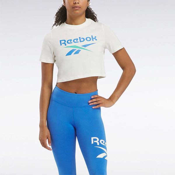 REEBOK IDENTITY BIG LOGO CROP TEE