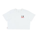 PAUL FRANK 女款短版朋友小標T 白