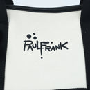 PAUL FRANK 皮革帆布側背包 米黑