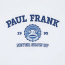 PAUL FRANK 中性落肩繡花T 白