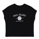 PAUL FRANK 女款連袖繡花T 黑