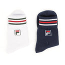 FILA 藍底+白底綠線