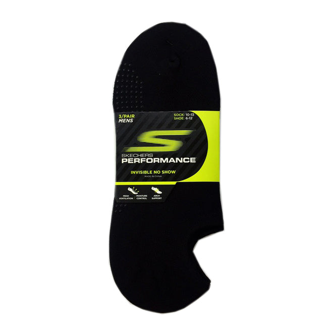 SKECHERS 3 PACK NO SHOW STRETCH SOCK