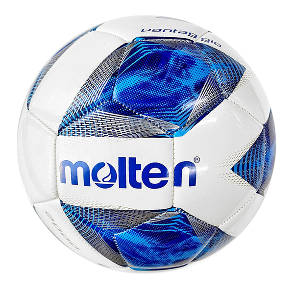 MOLTEN #5 TPU機縫足球-亮面設計 白藍