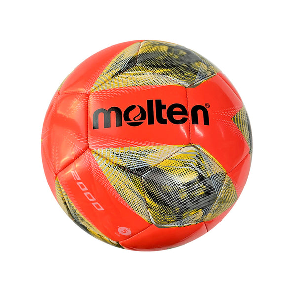 MOLTEN #3 TPU機縫足球-亮面設計 紅黃