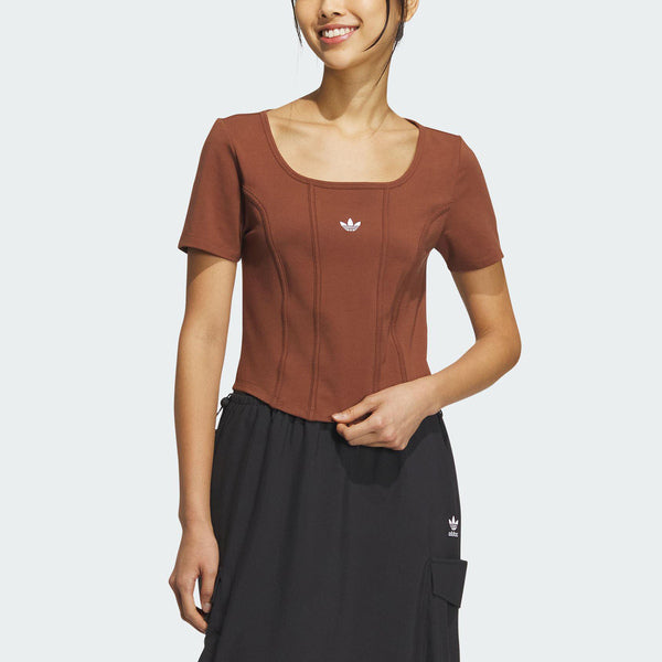ADIDAS CORSET TEE SS
