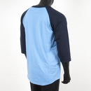 CHAMPION 七分袖棒球T恤-藏青