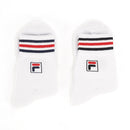 FILA 白底黑線+白底藍線