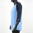 CHAMPION 七分袖棒球T恤-藏青