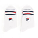 FILA 白底藍線+白底藍線