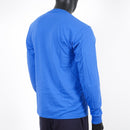 CHAMPION 圓領螺紋長袖T恤-寶藍