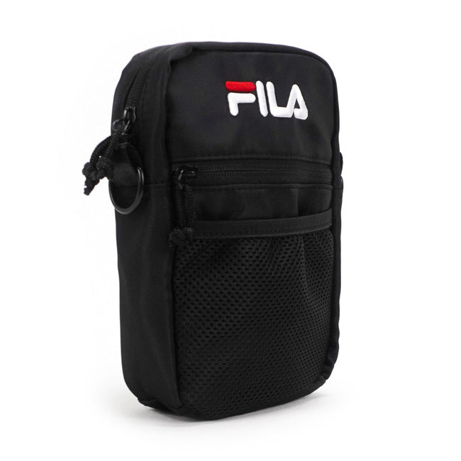 FILA 網袋夾層側背包