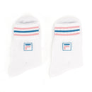 FILA 白底粉線+白底粉線