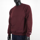 CHAMPION 大學T恤-棗紅