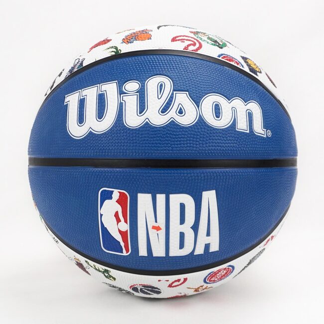 WILSON NBA ALL TEAM 隊徽球 白 WTB1301XBNBA001